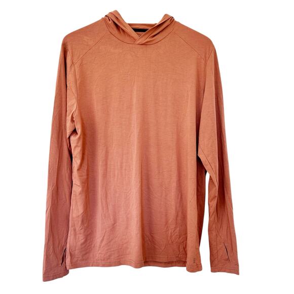 Free Fly Orange Pullover Hoodie Shirt Sz L - Picture 1 of 5